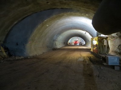 Завършено укрепване на порземен тунел